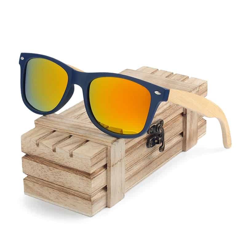 Sonnenbrille - verschiedene Holzarten